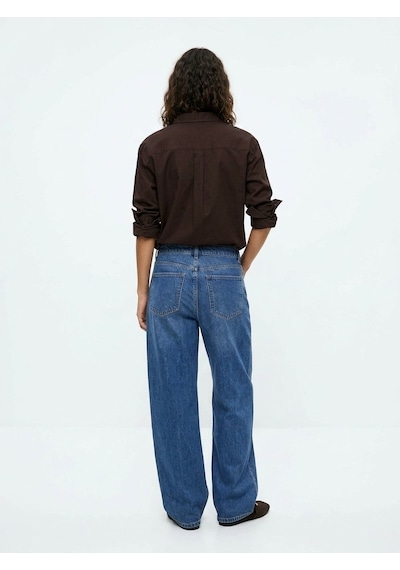 LTB Regular Fit Basic Uzun Kollu Kahverengi Gömlek