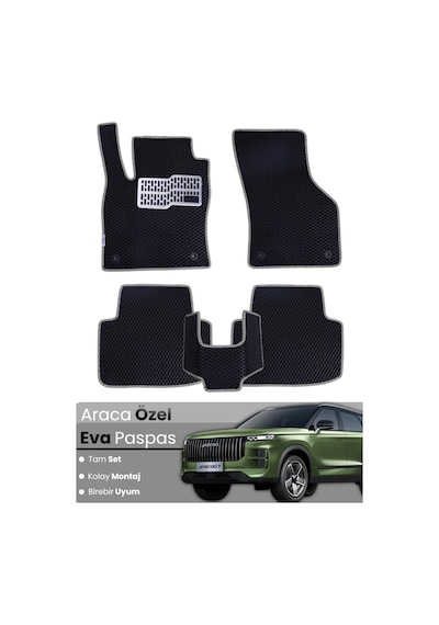 Jaecoo 7 4x2 2024-2025 Uyumlu Eva Paspas Tam Set Araca Özel,kolay Montaj,su Geçirmez 422