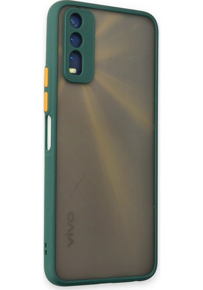 Cosmotex Newface Vivo Y11s Kılıf Montreal Silikon Kapak - Yeşil