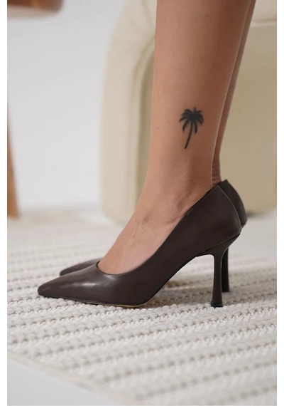 Trendella Kadın Acı Kahve Stiletto Tr08ms26c Siyah