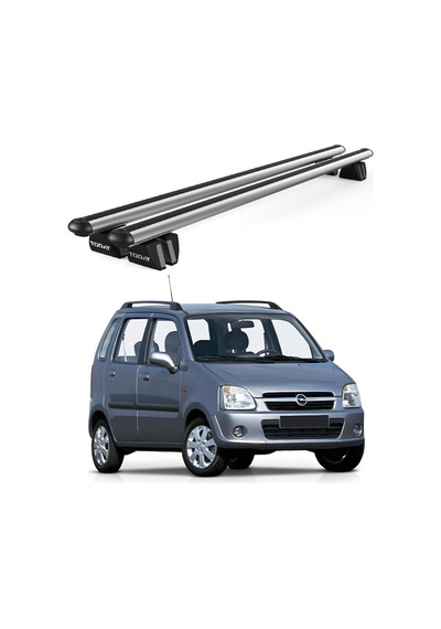 Pençe Opel Agila 2000-2008 Uyumlu Gri Ara Atkı Port Bagaj Tavan Barı