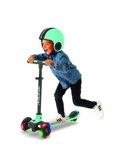 Chillafish Scotti Glow 3 Tekerlekli Işıklı Scooter - Mint Turkuaz