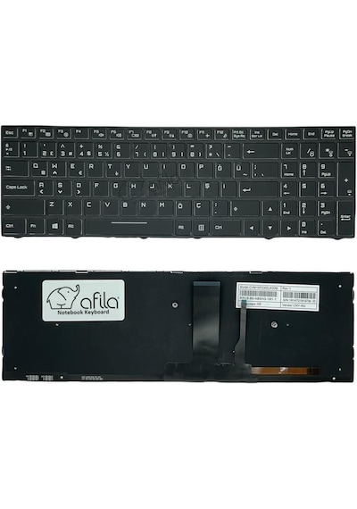 Monster Uyumlu Abra A7 V7.2 Notebook Klavye / Siyah - Tr - Backlit - 542311010