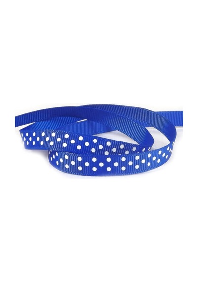 Süsle Grogren Kurdele Puanlı Mavi 1.0 CM x 23 M Mavi
