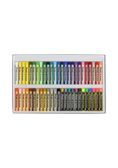 Phn Yağlı Pastel Tebeşir - 50 Renk Metalik Ve Neon Dahil 50 Adet - Çeşitli Renklerde