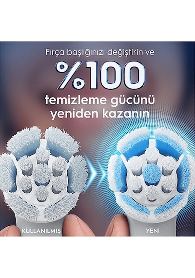 Oral B İo Sensitive White 2'li Diş Fırçası Yedek Başlık