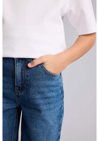 Defacto Straıght Fıt Düz Paça Jean Pantolon Erkek Çocuk F9953a826spnm84 İndigo-nm84
