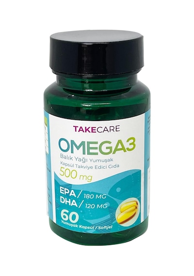 Takecare Omega 3 Balık Yağı 500 Mg 60 Softjel