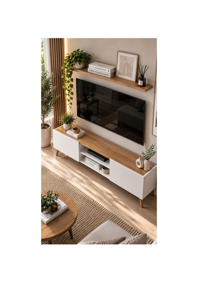 Nover Modern Tv Ünitesi 143 Cm Beyaz- Atlantik Çam - 920184114 Atlantik Çam Nover Modern Tv Ünitesi 143 Cm Beyaz- Atlantik Çam - 920184114 Atlantik Çam