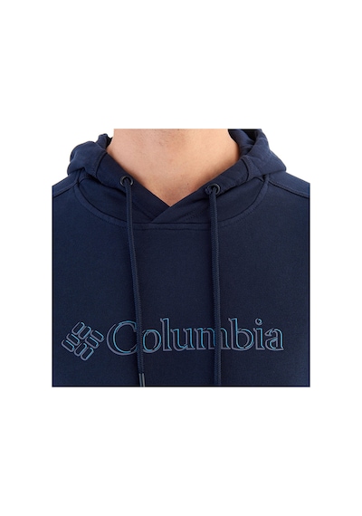 Columbia Csc Branded Shadow Erkek Kapüşonlu Sweatshirt-5970 Koyu Lacivert