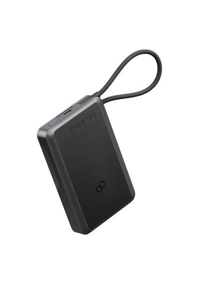 Energea Integra 20s Dijital Göstergeli 10.000 Mah 20w Type-c Dahili Kablolu Manyetik Powerbank - Siyah Siyah