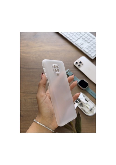 Redmi Note 9 Uyumlu Süper İnce Mat Ultra Thin Silikon Kılıf Lacivert