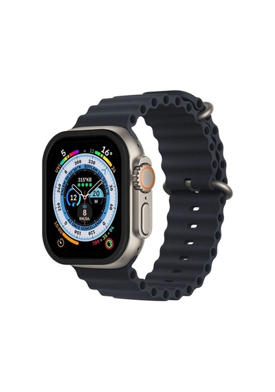 Apple Watch Uyumlu Ultra 49mm Alüminyum Kasa Cam Ekran Koruyucu