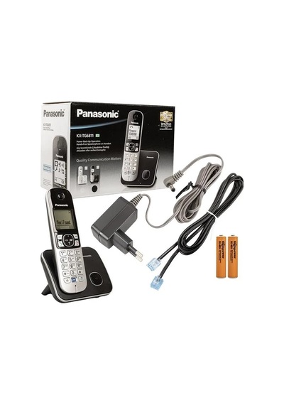 Panasonic Kx-tg6811 Dect Telsiz Telefon Siyah