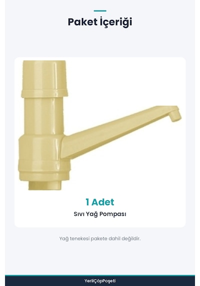 Sıvı Yağ Pompası - Vakumlu Dolum Pompası Krem