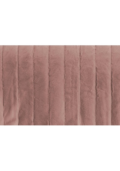 Merinos Luxe 3 Parça Çift Kişilik Yatak Örtüsü Seti Kutulu 230x250 Çizgili Pudra Pudra