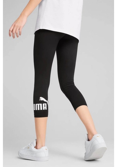Puma Ess No. 1 Logo 3/4 Leggings Siyah Kadın Tayt 682430-01 Siyah