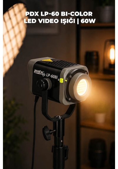 Pdx Lp-60 Bi-color Led Video Işığı 60w Ayarlanabilir Işık
