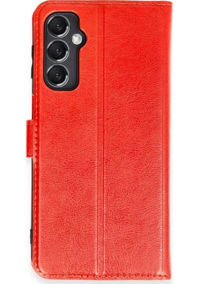 Newface Samsung Galaxy M34 5g Kılıf Trend S Plus Kapaklı Kılıf - Kırmızı