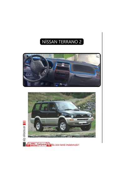 Nissan Terrano 2torpido Koruma Halısı Siyah Kenar