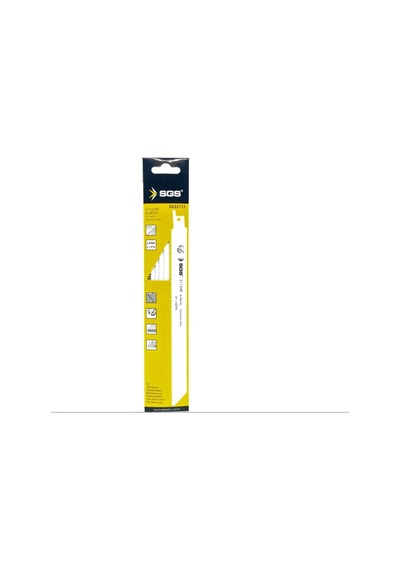 Sgs2713 Tilki Kuyruğu Testere Metal S1122hf 225mm/2.5mm Sgs2713 1 Paket