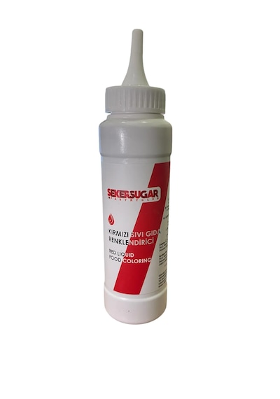 Şeker Sugar Sıvı Gıda Renklendirici Kırmızı 250 ML