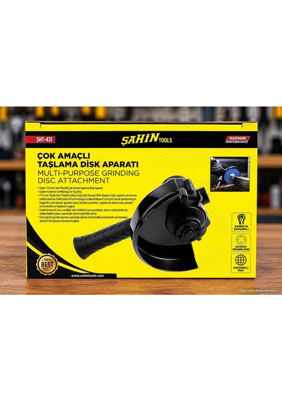 Şahin Tools Çok Amaçlı Taşlama Disk Aparatı 115mm Matkap Ve Sunta Testeresi Uyumlu