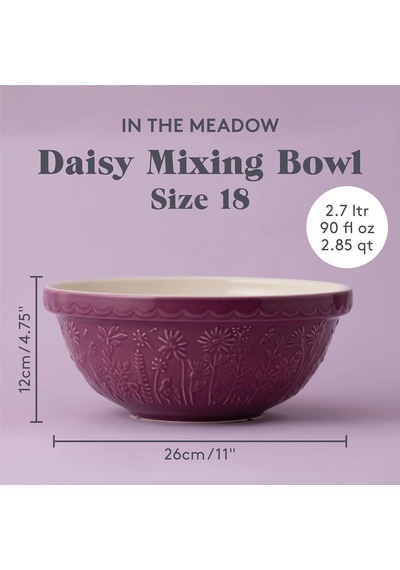 Mason Cash In The Meadow S18 2.85 Qt Seramik Karıştırma Kasesi / Papatya Diğer
