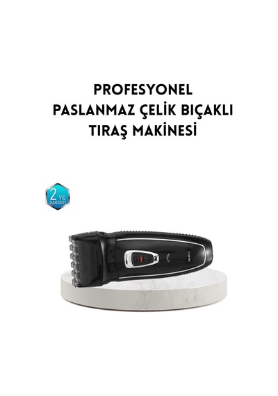 Unisex Şarjlı Saç Ve Sakal Kesme Makinesi Sessiz Motor, 1 12 Mm Ayarlanabilir Başlık Diğer