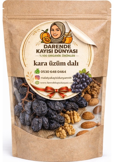 Kara Üzüm Dallı 5 Kilogram 5 KG