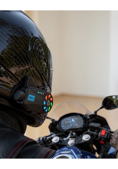 Motosiklet Kask Kamerası Bluetooth Gece Görüşlü Uzun Pilli