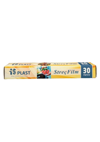 Gıda Streç Film Streç Film Kutulu 30cm X 30metre Yiyecek Tazelik Koruma Streç Film Rulosu 2 Adet