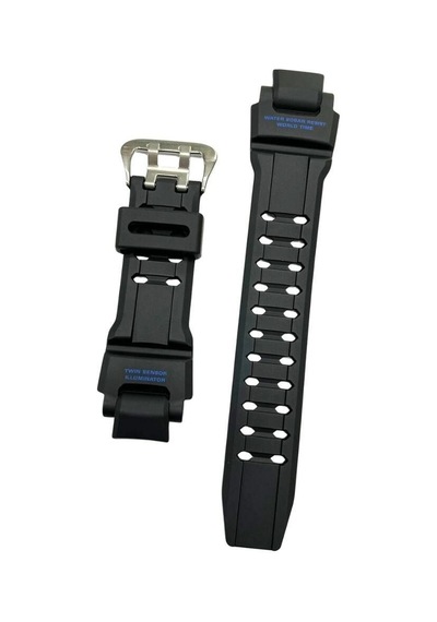 Casio G-shock Ga-1100 Ga-1000 Siyah Orijinal Silikon Saat Kordonu - Mavi Yazılı 92232258
