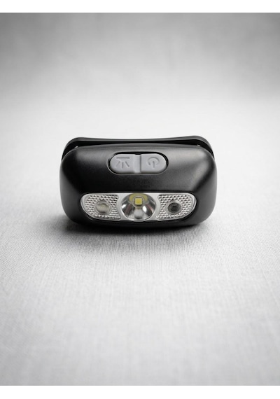 Bydoga Sensörlü Smd Led 3 Modlu Kafa Lambası Siyah