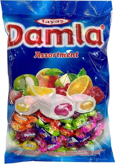 Damla Karışık Meyveli Yumuşak Şeker 1 Kg