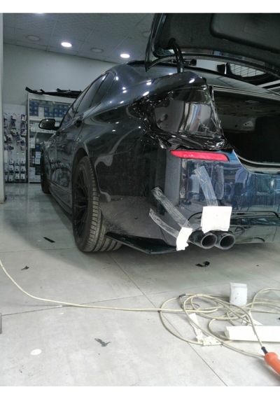 Bmw 5 Serisi F10 M Teknik Uyumlu Universal Arka Flap Seti P.black