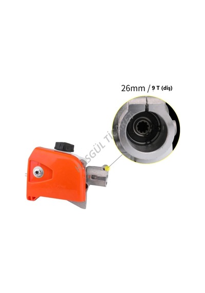 Hsgl Motorlu Tırpan Dal Budama Aparatı 9 Diş 26 Mm Yüksek Dallar N11.1406