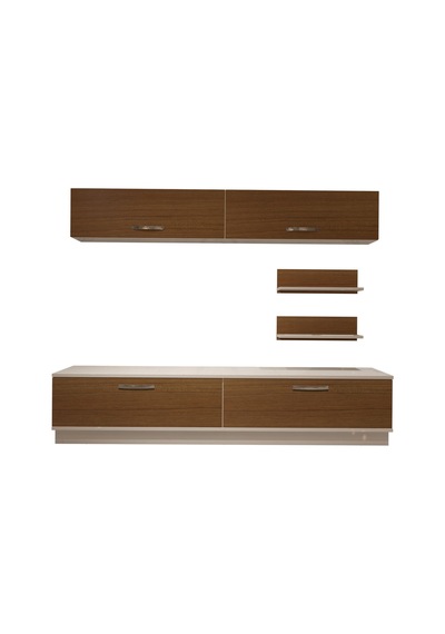 Decoraktiv Eko 5b Slm Std Tv Ünitesi Tv Sehpası Beyaz - Ceviz