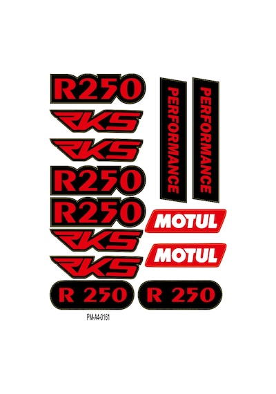 Sticker Seti Rks R250 Tasarımlı Grenaj Kaplama 02 Nötr