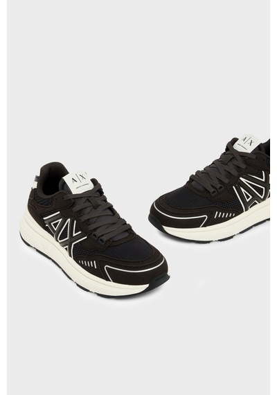 Armani Exchange Logolu Sneaker Ayakkabı Erkek Ayakkabı Xm002635 Af19388 Mb808 Kahve-beyaz-lacivert