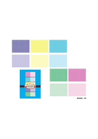 Keskin Color 25X35 Çift Taraflı Hobi Kartonu Ekose
