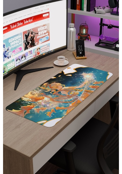 Yoimiya Genshin Impact Anime Gacha V3 - 70x30 Xl Gaming Mouse Pad Fare Altlığı