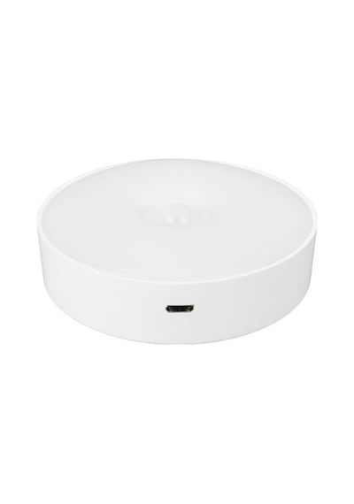 Powermaster Mx-w002 Kızılötesi Hareket Sensörlü Usb Şarjlı Beyaz İndiksiyon Gece Lambası Beyaz