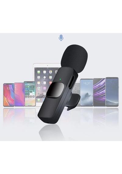 Type-c Android Girişli Telefon Uyumlu Wireless Youtube Tiktok Yayın Kablosuz Yaka Mikrofonu