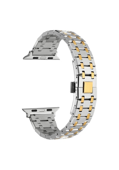 Watch 7 45mm Uyumlu Krd-83 Metal Effx Kordon-gümüş-gold