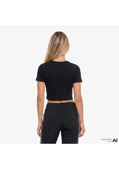 Under Armour Rival Rib Baby Kadın Siyah T-shirt 6000264