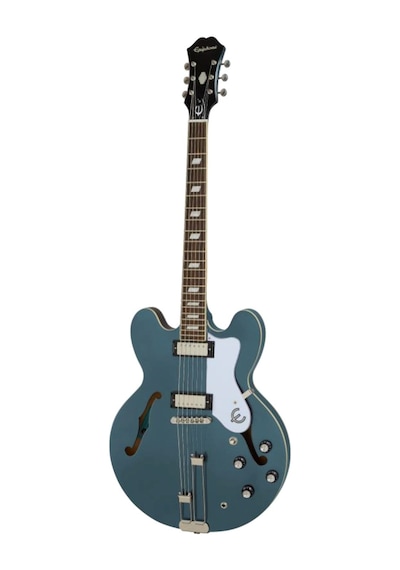 Epiphone Riviera Semi-hollowbody Elektro Gitar Pelham Blue