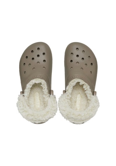 Crocs Classic Fleece Lined Clog Terlik Taba