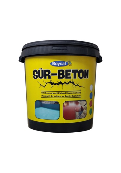 Sür-beton 2k Dekoratif Su Yalıtım Ve Zemin Kaplaması 20 Kg