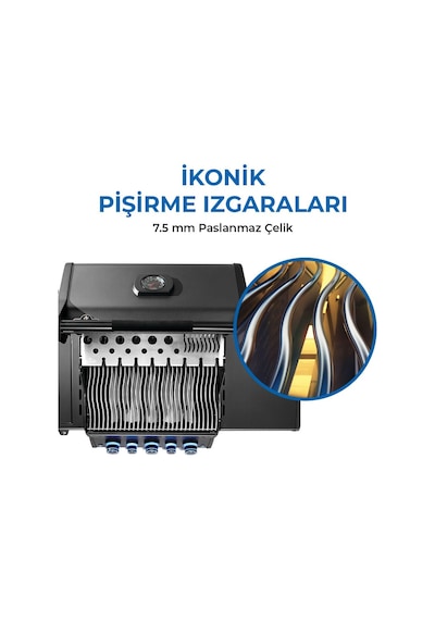 Phantom Rogue Pro S 425 Rsıb Gazlı Mangal Siyah